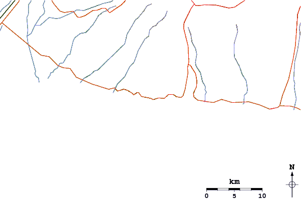 Carreteras y ríos cerca de K59 and 61