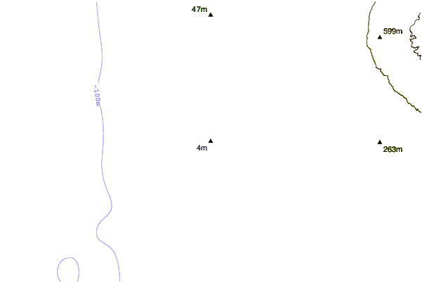 Costa alrededor de Kina Road