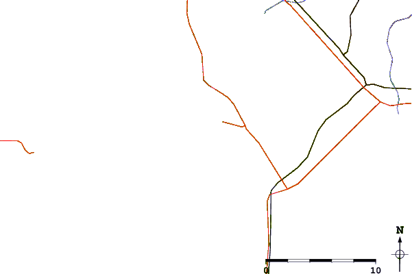 Carreteras y ríos cerca de Kirminhy