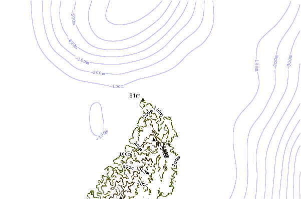 Costa alrededor de Ko-Chan (Hedo Point)