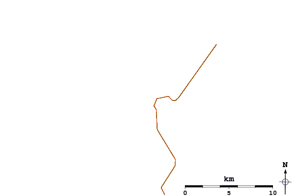 Carreteras y ríos cerca de Kogerstrand (De Koog)