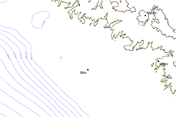 Costa alrededor de Krui