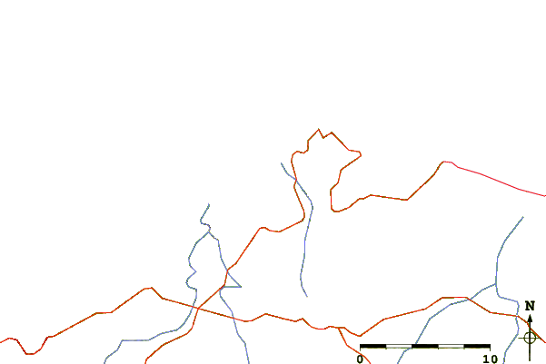 Carreteras y ríos cerca de Kumcağız (Kumcagiz)