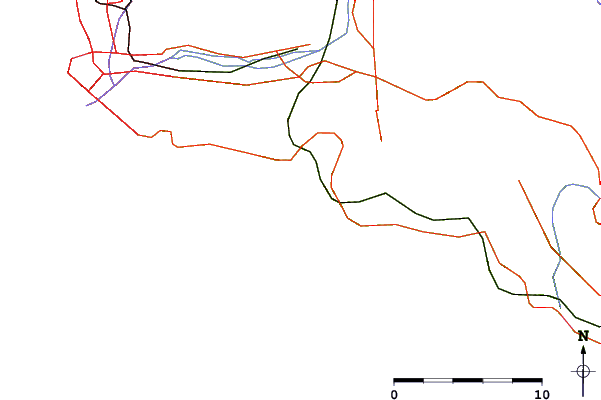 Carreteras y ríos cerca de Cassis - Plage de l'Arène