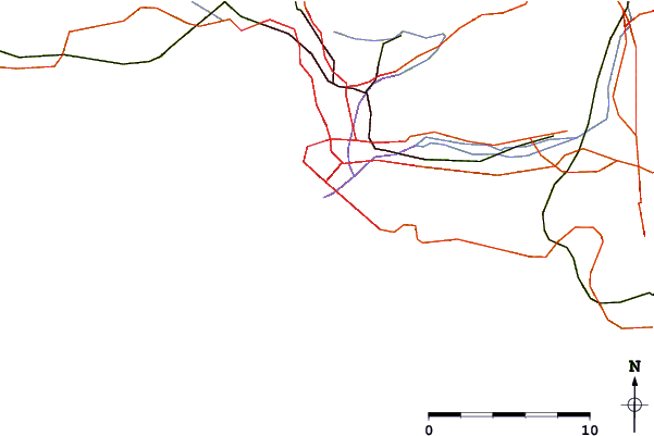 Carreteras y ríos cerca de L'Escale Borely