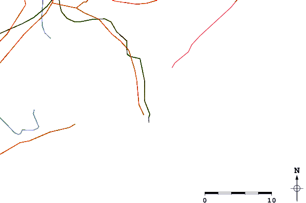 Carreteras y ríos cerca de La Escollera