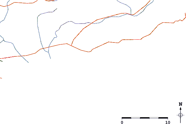 Carreteras y ríos cerca de La Faviere