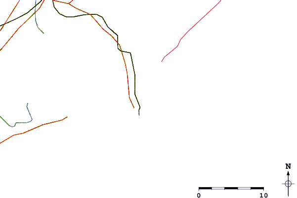 Carreteras y ríos cerca de La Isla