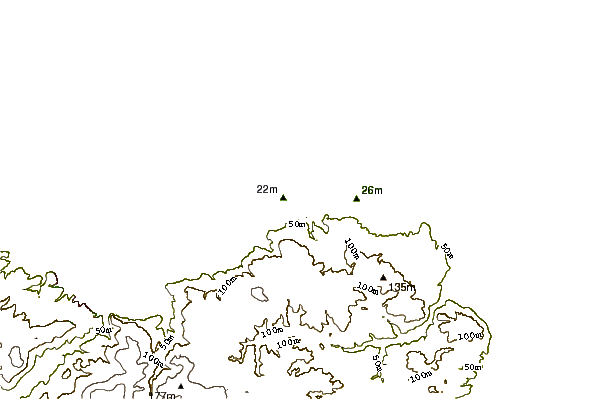 Costa alrededor de La Mondree