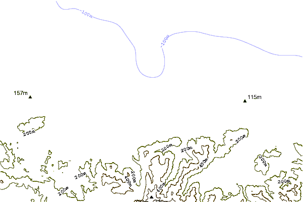 Costa alrededor de La Nora