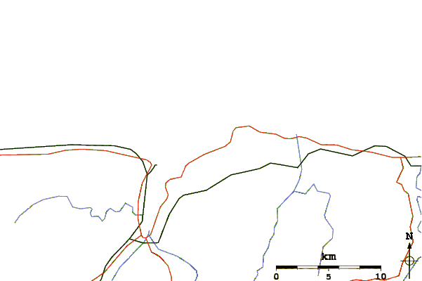 Carreteras y ríos cerca de La Paloma