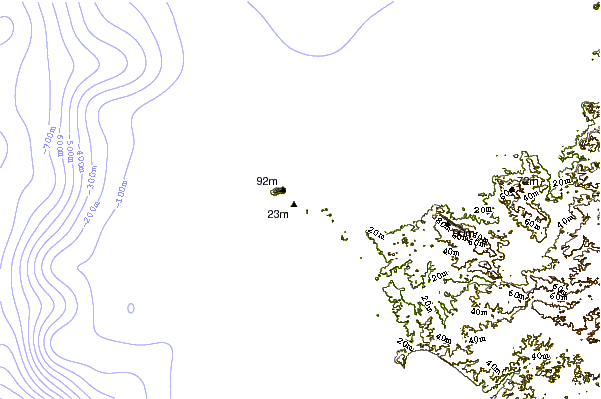 Costa alrededor de La Puntilla