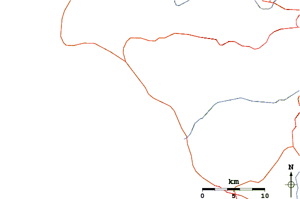 Carreteras y ríos cerca de La Source