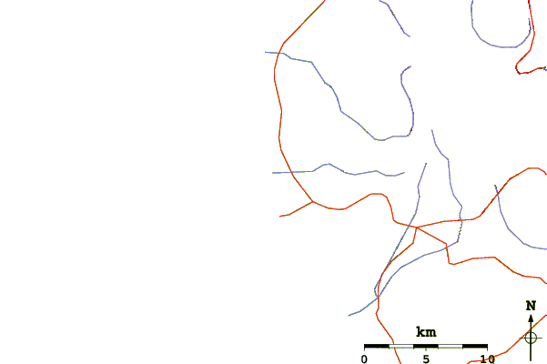 Carreteras y ríos cerca de Lakouvardos or Lagkouvardos
