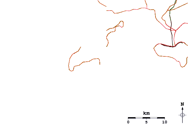 Carreteras y ríos cerca de Lantau Island