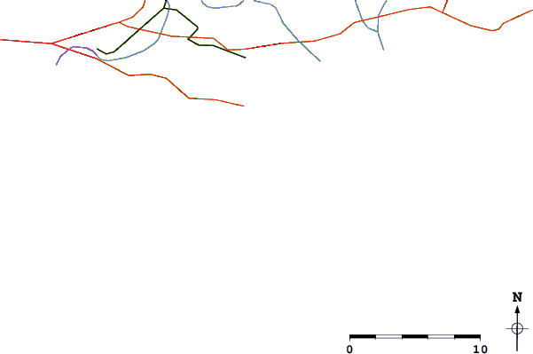 Carreteras y ríos cerca de Le Niel Giens