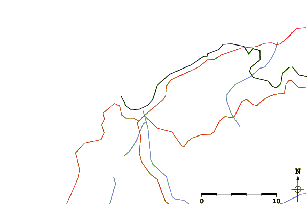 Carreteras y ríos cerca de Le Pain de Sucre