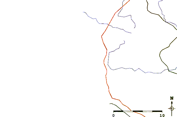 Carreteras y ríos cerca de Le Poux