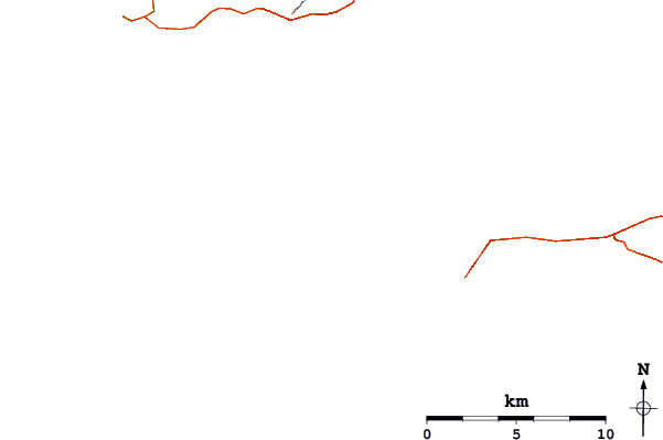 Carreteras y ríos cerca de Le Veryac'h