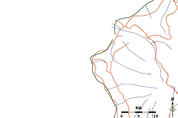 Carreteras y ríos cerca de Les Aigrettes Lefts