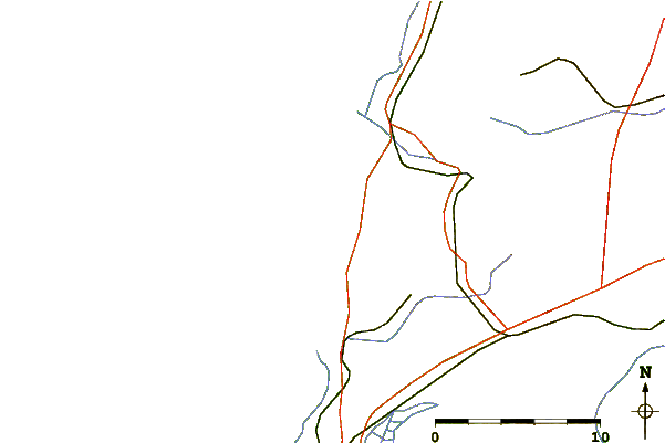 Carreteras y ríos cerca de Seignosse - Les Casernes