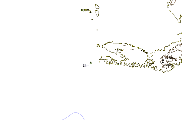 Costa alrededor de Les Laurons