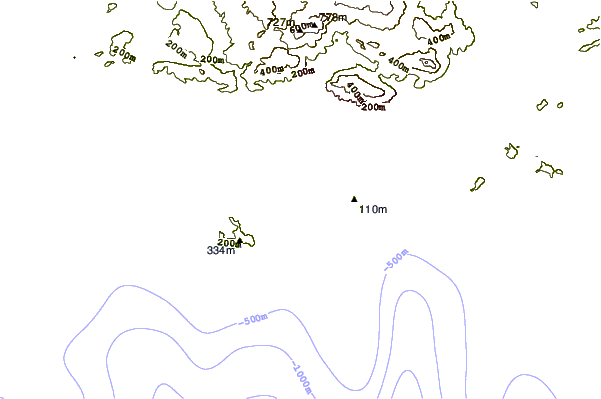 Costa alrededor de Les Sablettes