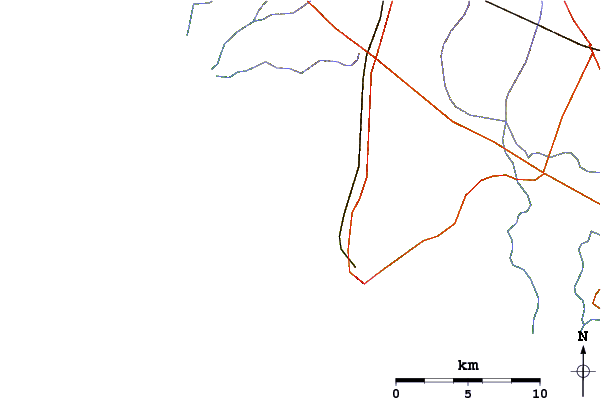 Carreteras y ríos cerca de Lido Garda