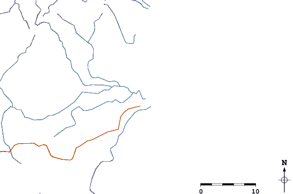 Carreteras y ríos cerca de Baler - Lindy's Point