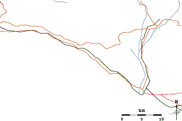 Carreteras y ríos cerca de Little Rincon