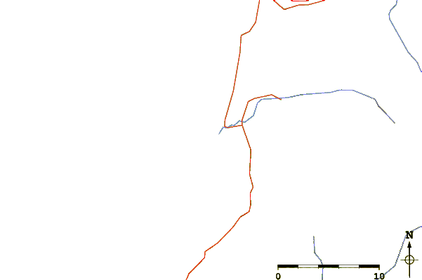 Carreteras y ríos cerca de Little Wanganui