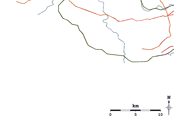 Carreteras y ríos cerca de Llantwit Major
