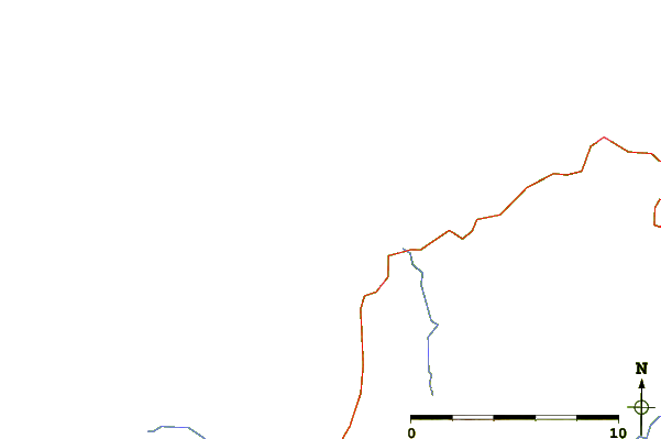 Carreteras y ríos cerca de Magheroarty Reef