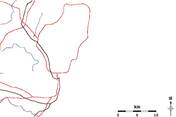 Carreteras y ríos cerca de Manly-North Steyne