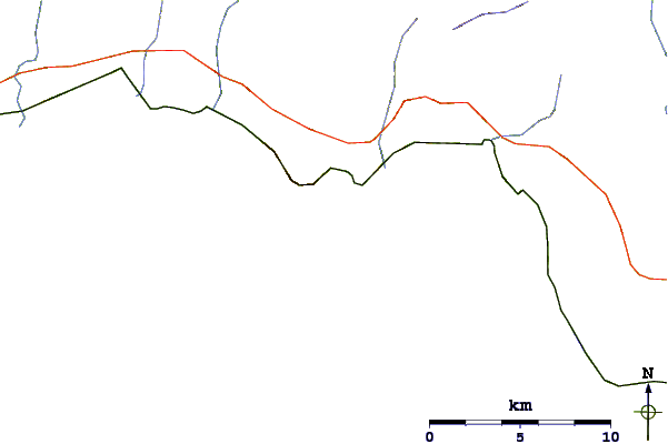 Carreteras y ríos cerca de Marathon