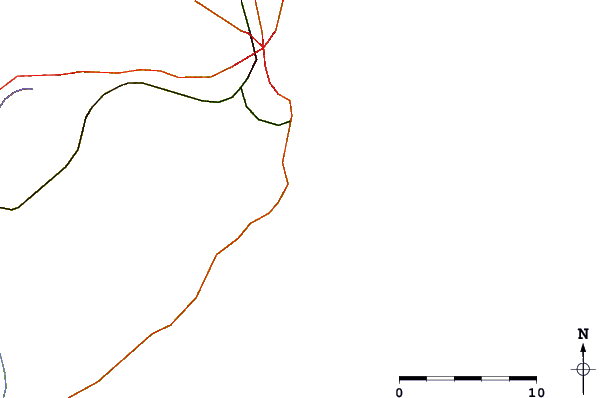 Carreteras y ríos cerca de Playa Mariano (Mar del Plata)