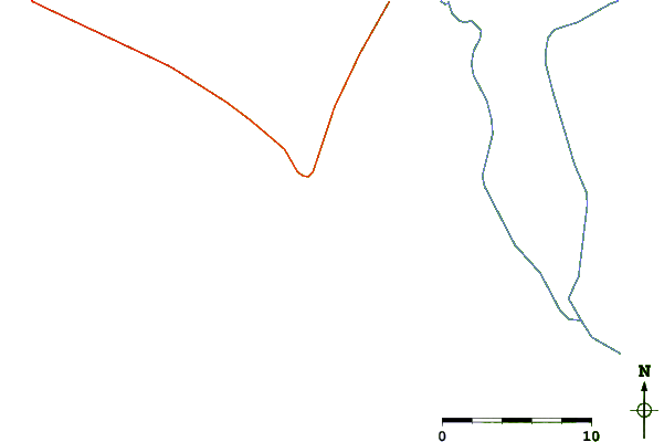 Carreteras y ríos cerca de Matalascañas