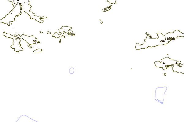 Costa alrededor de  Meerensee Beach