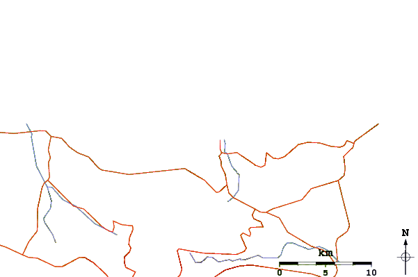 Carreteras y ríos cerca de Milatos Left