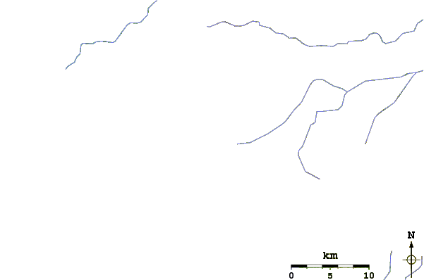 Carreteras y ríos cerca de Millers Rights