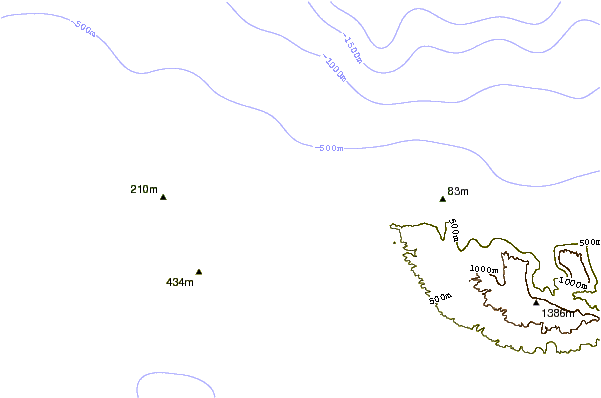 Costa alrededor de Mo'omomi Bay