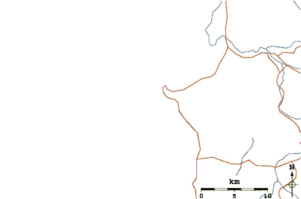 Carreteras y ríos cerca de Mukerau Beach