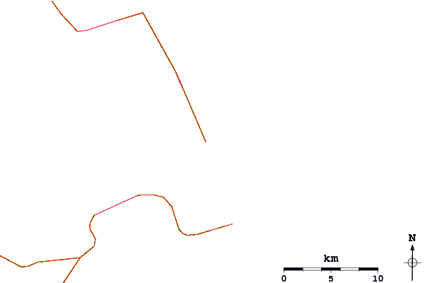 Carreteras y ríos cerca de Nags Head Pier