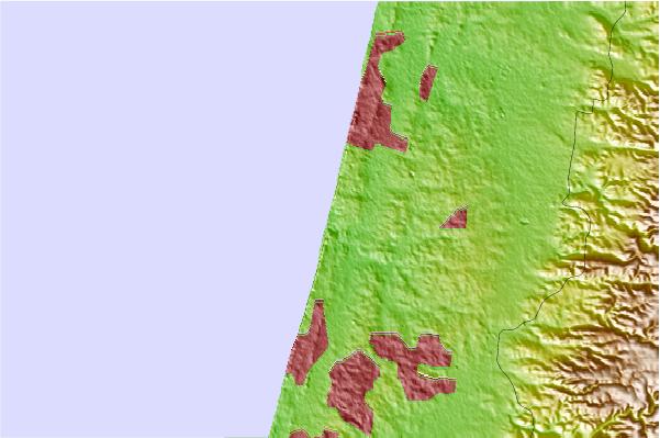 Surf spots cercanos a Netanya (Poleg)