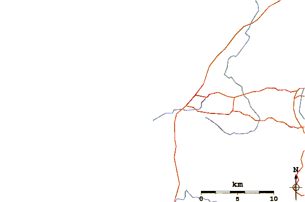 Carreteras y ríos cerca de Nettley Bay Point