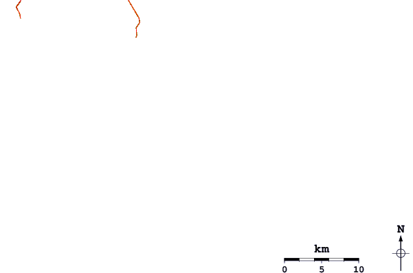 Carreteras y ríos cerca de Nipussi (Nyang-Nyang)
