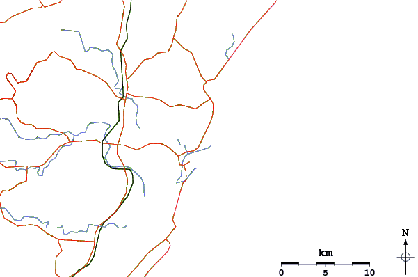 Carreteras y ríos cerca de North Haven