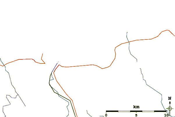 Carreteras y ríos cerca de Nothing Left