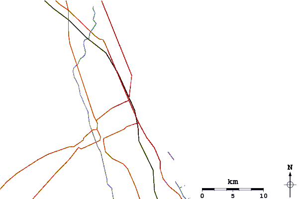 Carreteras y ríos cerca de Ormond Beach Pier