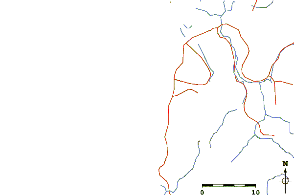 Carreteras y ríos cerca de Cape Pakarang Left